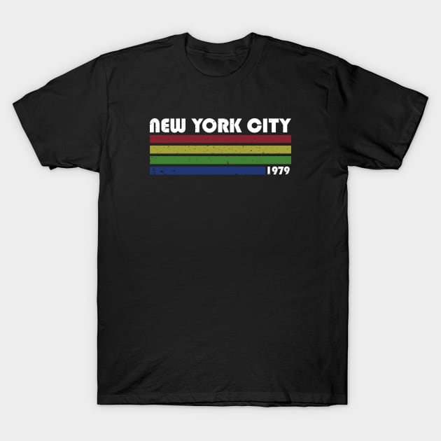 Distressed Vintage New York City - 1979 T-Shirt by Brad T